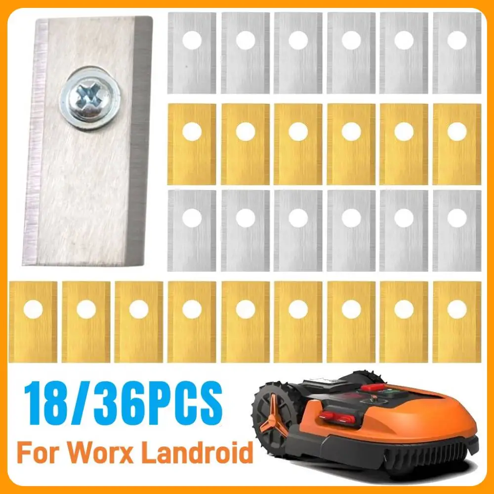 18/36pcs Lawn Robot Blades Stainless Steel Lawn Mover Replacement Blade For Worx Landroid Grass Cutter Moving Machine Blades
18/36pcs Lawn Robot Blades Stainless Steel Lawn Mover Replacement Blade For Worx Landroid Grass Cutter Moving Machine Blades