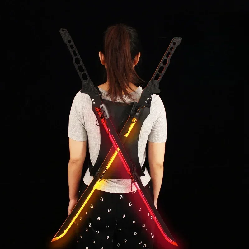 ADEA Cosplay Prop Real Size Japanese Katana Samurai Sword Sabre Kid Toy Bright Katana Acrylic Led Light Sword Knife Anime
ADEA Cosplay Prop Real Size Japanese Katana Samurai Sword Sabre Kid Toy Bright Katana Acrylic Led Light Sword Knife Anime