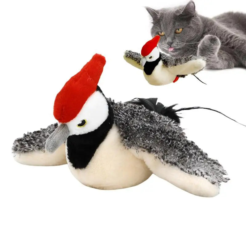 Flapping Cat Toy Bird Electric Bird Kitten Toy With Flapping Wings Plush Woodpecker With Sound Rechargeable Pet Exercise Toys
Flapping Cat Toy Bird Electric Bird Kitten Toy With Flapping Wings Plush Woodpecker With Sound Rechargeable Pet Exercise Toys