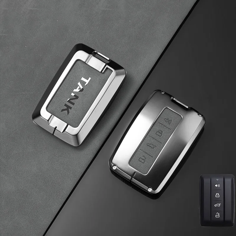 Zinc Alloy Car Key Case Cover Shell Holder Protection Keychain Accessories for Great Wall GWM WEY TANK 300 500 Tank300 Tank500
Zinc Alloy Car Key Case Cover Shell Holder Protection Keychain Accessories for Great Wall GWM WEY TANK 300 500 Tank300 Tank500