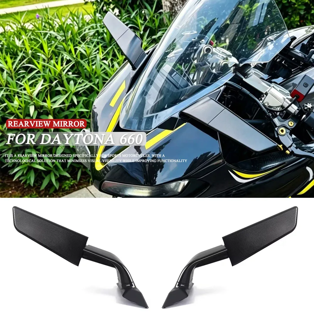 New CNC Aluminum Motorcycle Accessories Adjustable Side Wing Rear View Mirror Fits For Daytona 660 Daytona660 2024 2025 2026
New CNC Aluminum Motorcycle Accessories Adjustable Side Wing Rear View Mirror Fits For Daytona 660 Daytona660 2024 2025 2026