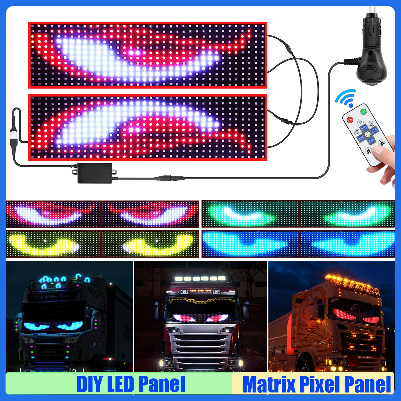 RGB светодиодный автомобильный знак, анимационная светодиодная матричная пиксельная панель, сделай сам, программируемая беспроводная светодиодная панель управления приложением, гибкий дисплей для автомобиля
RGB светодиодный автомобильный знак, анимационная светодиодная матричная пиксельная панель, сделай сам, программируемая беспроводная светодиодная панель управления приложением, гибкий дисплей для автомобиля
