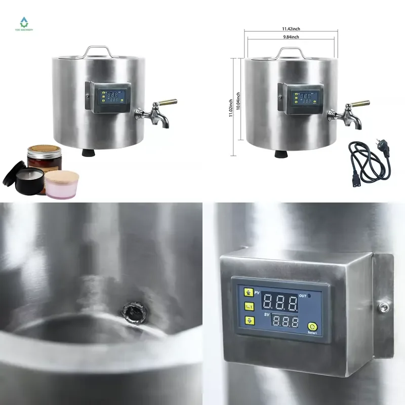 2026 CE Selling Stainless Steel Wax Heater/Melting Wax Machine/Candle Wax Melting Machine Hot Pot Soy Kitchen Ware
2026 CE Selling Stainless Steel Wax Heater/Melting Wax Machine/Candle Wax Melting Machine Hot Pot Soy Kitchen Ware