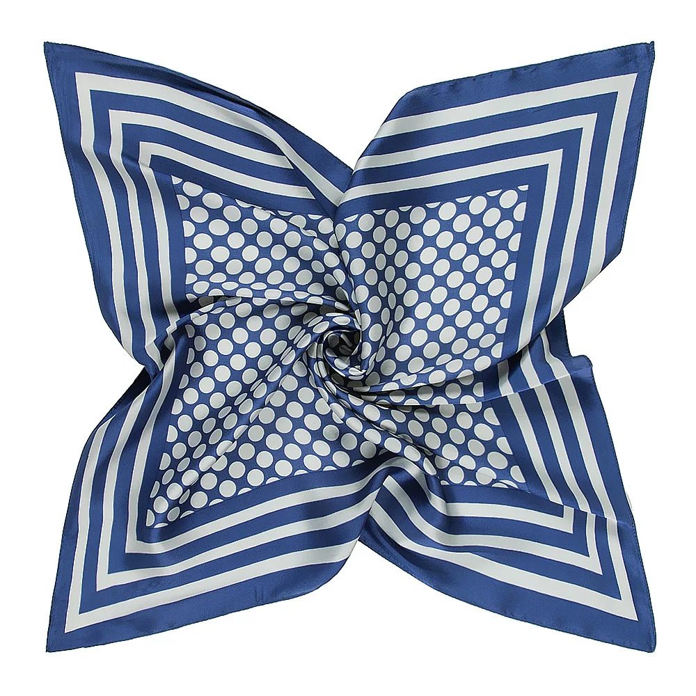 Korean Style Geometric Dot Silk Scarf 60x60cm Women's Simulation Silk Square Scarf Fashionable Decorative Summer Winter
Korean Style Geometric Dot Silk Scarf 60x60cm Women's Simulation Silk Square Scarf Fashionable Decorative Summer Winter