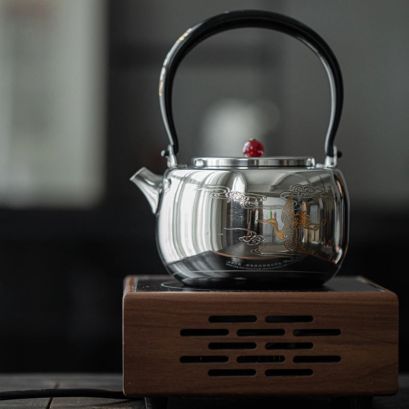 304 Stainless Steel Water Kettle Induction Cooker Gas Electric Clay Stove Tea Pots Open Fire Teapot Household Creative Teaware
304 Stainless Steel Water Kettle Induction Cooker Gas Electric Clay Stove Tea Pots Open Fire Teapot Household Creative Teaware