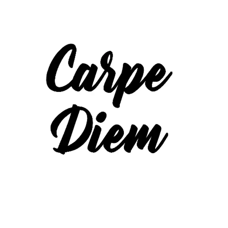 Car Sticker Fashion Car Modeling Carpet Diem Decorative Sticker Creative Waterproof Applicable To Various Models, 16cm*15cm
Car Sticker Fashion Car Modeling Carpet Diem Decorative Sticker Creative Waterproof Applicable To Various Models, 16cm*15cm