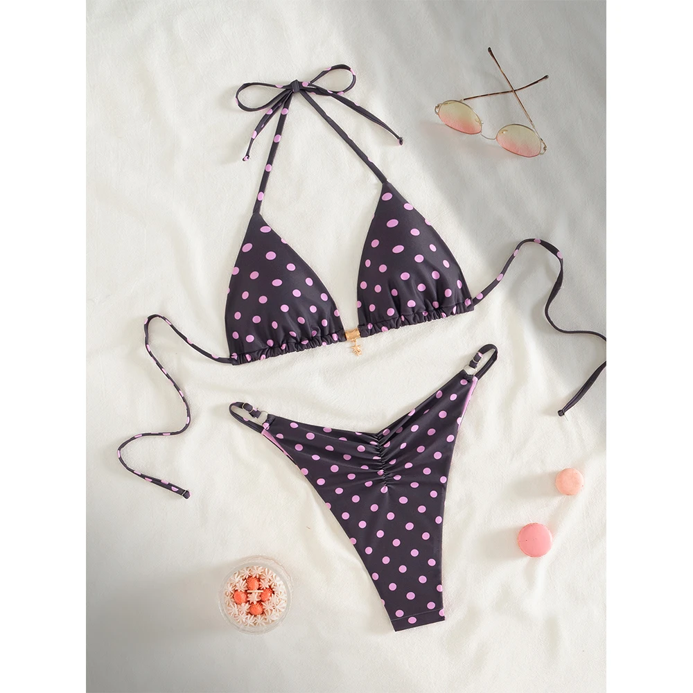 Сексуальные купальники в стиле Y2K: комплекты бикини в клетку/в горошек, пляжная одежда для женщин, микро-бикини, женские купальники, пляжный костюм, бикини
Сексуальные купальники в стиле Y2K: комплекты бикини в клетку/в горошек, пляжная одежда для женщин, микро-бикини, женские купальники, пляжный костюм, бикини