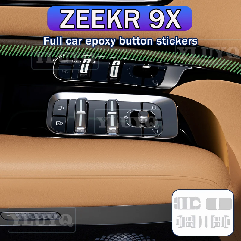For 2026 ZEEKR 9X retractable panel button transparent epoxy protective sticker central control panel buttons Accessories
For 2026 ZEEKR 9X retractable panel button transparent epoxy protective sticker central control panel buttons Accessories