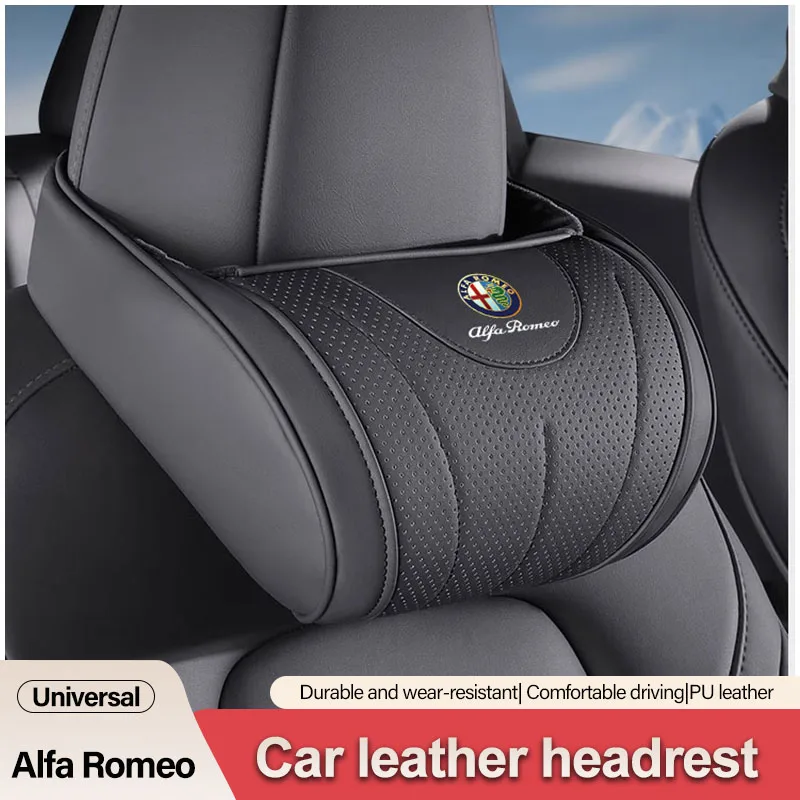 2026 Hot Sticker High-end Leather Car Seat Headrest Memory Foam Comfort Neck Pillow For Alfa Romeo 159 166 156 Spider Giulia 202
2026 Hot Sticker High-end Leather Car Seat Headrest Memory Foam Comfort Neck Pillow For Alfa Romeo 159 166 156 Spider Giulia 202