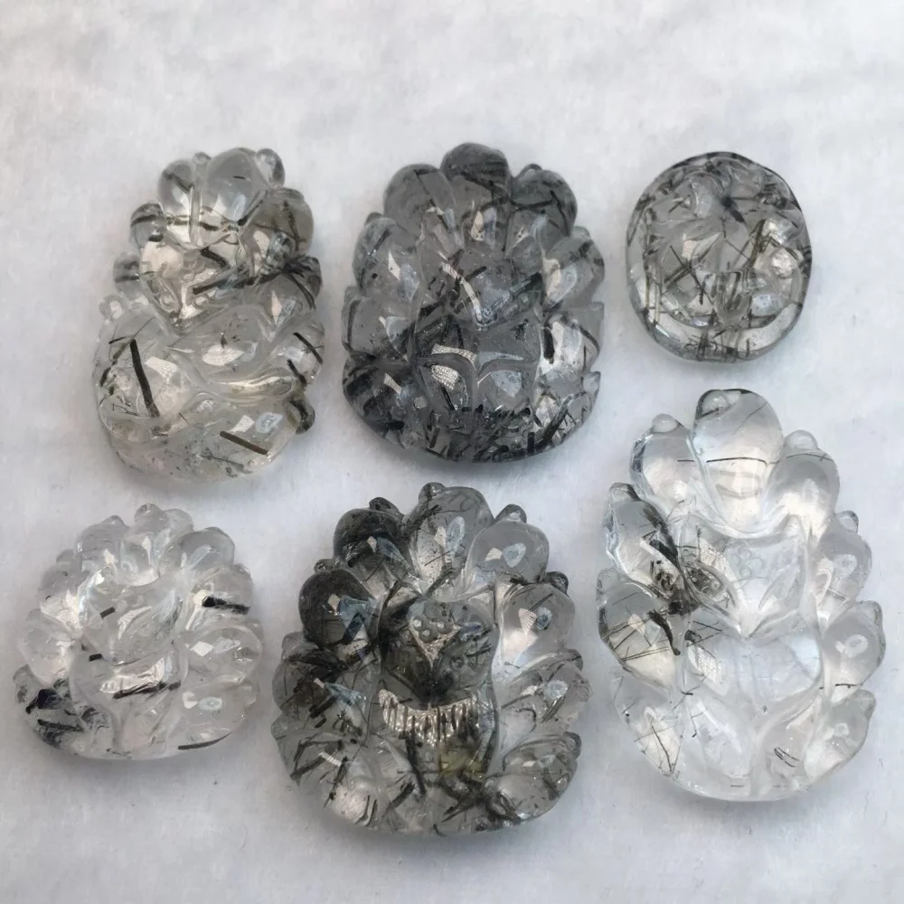 1PCS Natural Colored Stone Quartz Black Hair Fox Pendant Polished Crystal Jewelry Reiki Healing Gift Rock Decoration
1PCS Natural Colored Stone Quartz Black Hair Fox Pendant Polished Crystal Jewelry Reiki Healing Gift Rock Decoration