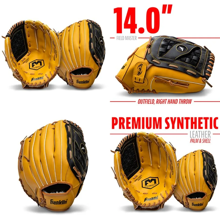 Field Master Baseball + Softball Glove - Field Master Adult + Youth Baseball + Softball Mitt - Men's + Women's Gloves
Field Master Baseball + Softball Glove - Field Master Adult + Youth Baseball + Softball Mitt - Men's + Women's Gloves