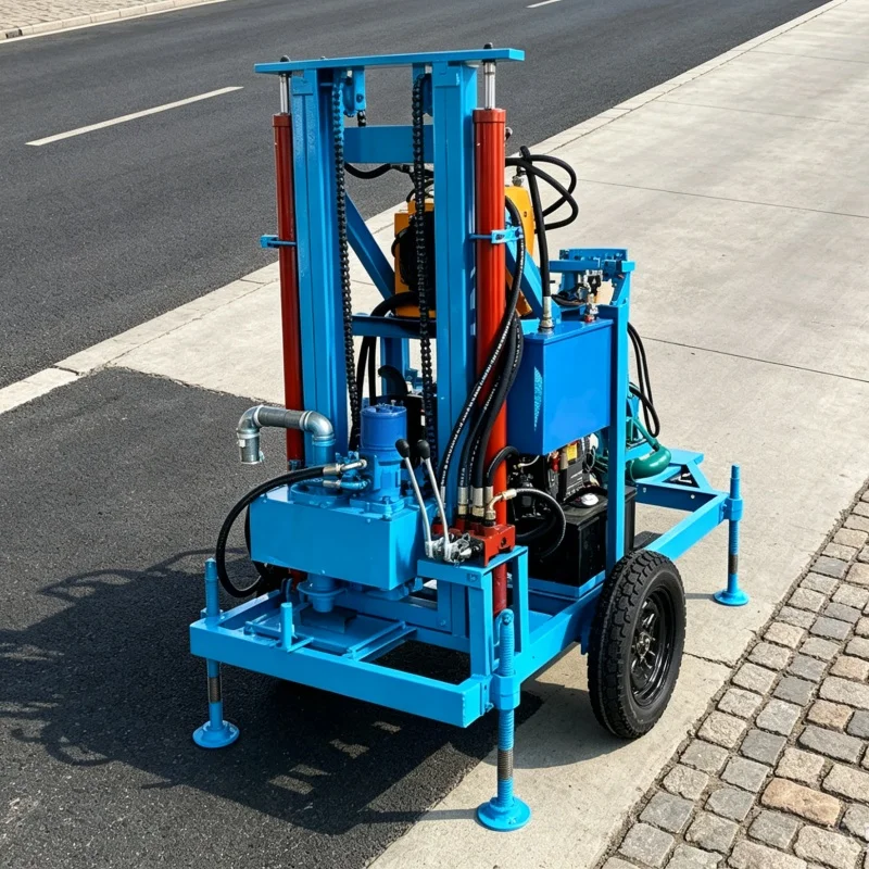 Customized High-Quality Well-Reviewed Small Water Well Drilling Rig, CE Certified Orchard Drilling Machinery
Customized High-Quality Well-Reviewed Small Water Well Drilling Rig, CE Certified Orchard Drilling Machinery