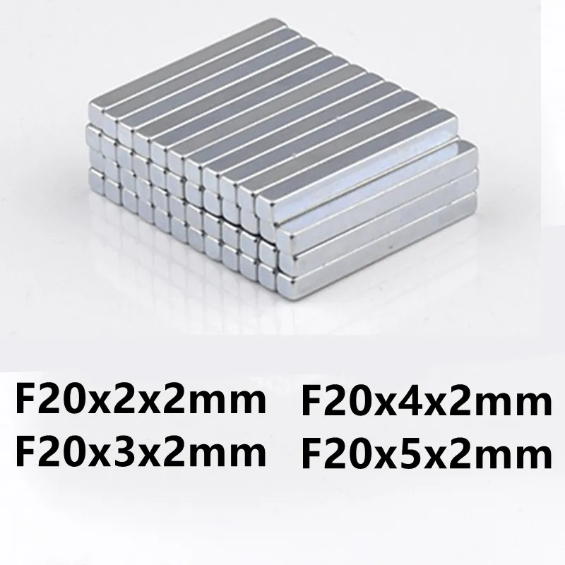 10 20 50PCS/LOT Magnet 20*2*2 20*3*2 20*4*2 20*5*2 N35 NdFeB MAGNET 20x2x2 20x3x2 20x4x2 20x5x2 Neodymium Magnets
10 20 50PCS/LOT Magnet 20*2*2 20*3*2 20*4*2 20*5*2 N35 NdFeB MAGNET 20x2x2 20x3x2 20x4x2 20x5x2 Neodymium Magnets