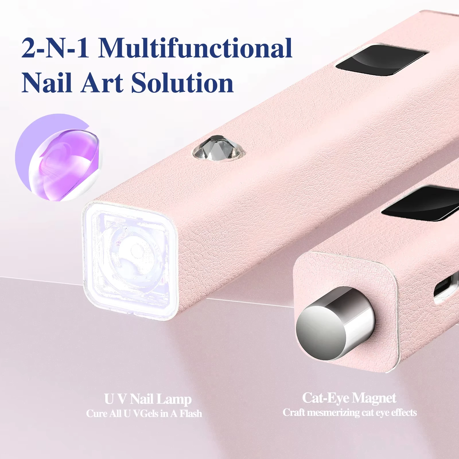 2IN1 Mini Handheld Nail Lamp Portable Quick Dry USB Leather Nail Dryer With Magnet Home Phototherapy Tools UV LED Nail Lamp
2IN1 Mini Handheld Nail Lamp Portable Quick Dry USB Leather Nail Dryer With Magnet Home Phototherapy Tools UV LED Nail Lamp