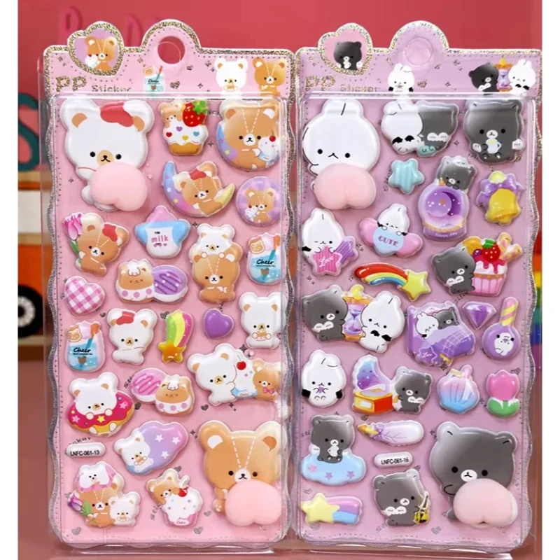 3D Bubble Stickers Cartoon Bear Kitty Butt Stickers Children Girls DIY Scrapbook Phone Case Paster Decals Cute Puffy Stickers SS
3D Bubble Stickers Cartoon Bear Kitty Butt Stickers Children Girls DIY Scrapbook Phone Case Paster Decals Cute Puffy Stickers SS