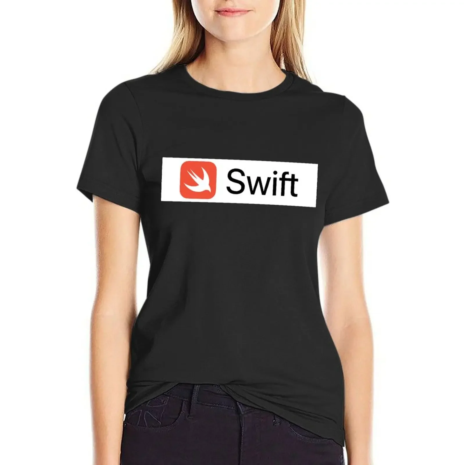 Swift Programming Language T-Shirt plus sizes new edition Aesthetic clothing Female clothing Women clothing
Swift Programming Language T-Shirt plus sizes new edition Aesthetic clothing Female clothing Women clothing
