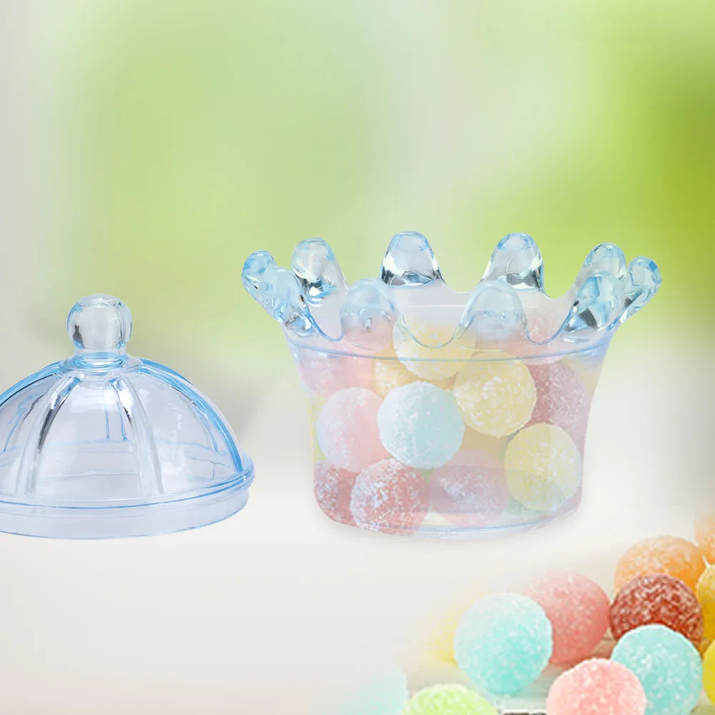 12Pcs Crown Shape Candy Box Transparent Plastic Chocolate Gift Boxes For Wedding Party Baby Shower
12Pcs Crown Shape Candy Box Transparent Plastic Chocolate Gift Boxes For Wedding Party Baby Shower
