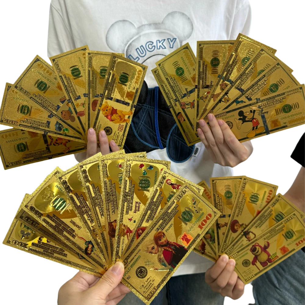 Miniso 1000 видов конструкций позолоченных банкнот с героями мультфильмов США, Золотая аниме-карта для детей, подарки на день рождения, Рождество, фигурка для фанатов, игрушка, декор
Miniso 1000 видов конструкций позолоченных банкнот с героями мультфильмов США, Золотая аниме-карта для детей, подарки на день рождения, Рождество, фигурка для фанатов, игрушка, декор