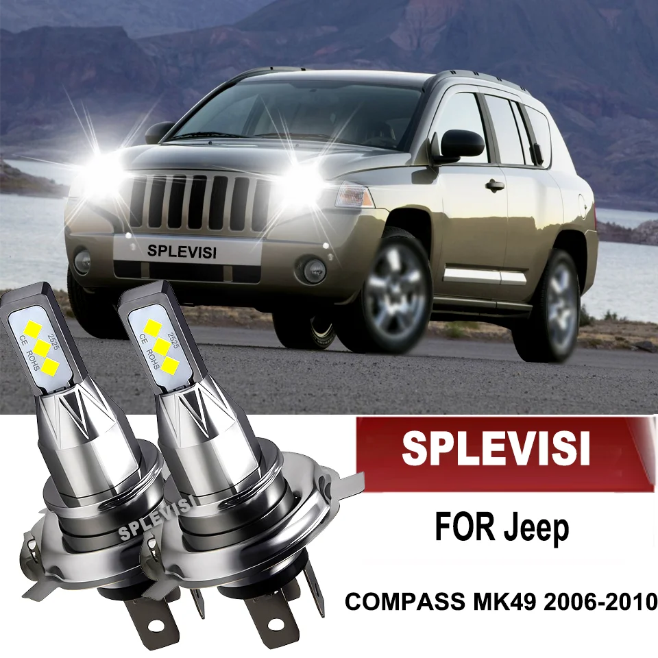 Car LED Headlight H4 High Bright 6000K White 6000LM Bright Light Bulbs For JEEP COMPASS MK49 2006 2007 2008 2009 2010
Car LED Headlight H4 High Bright 6000K White 6000LM Bright Light Bulbs For JEEP COMPASS MK49 2006 2007 2008 2009 2010