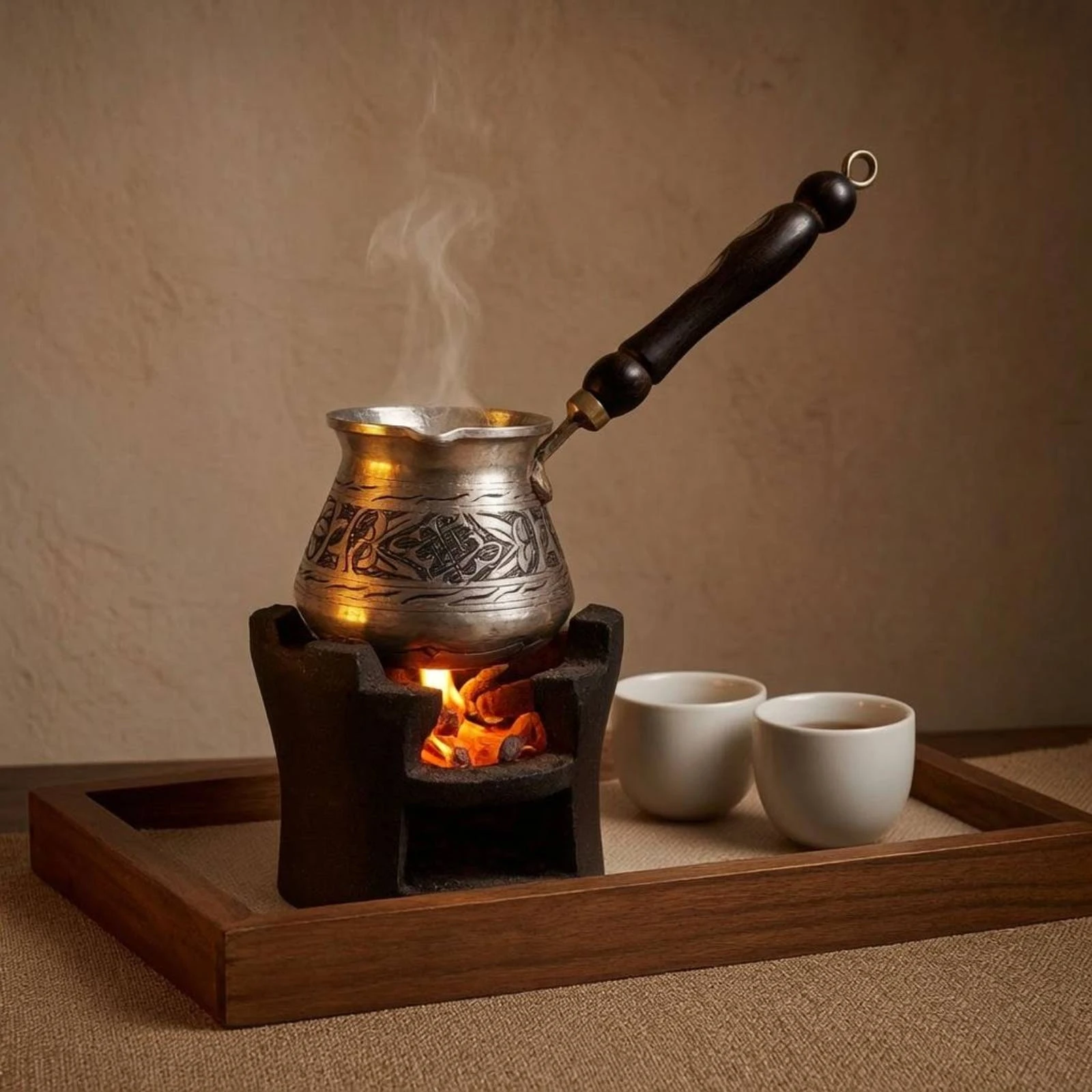 Hand Engraved Copper Cezve Hanging Loop Engraved Copper Coffee Pot Wood Handle Coffee Pot Excellent Heat Conductivity
Hand Engraved Copper Cezve Hanging Loop Engraved Copper Coffee Pot Wood Handle Coffee Pot Excellent Heat Conductivity