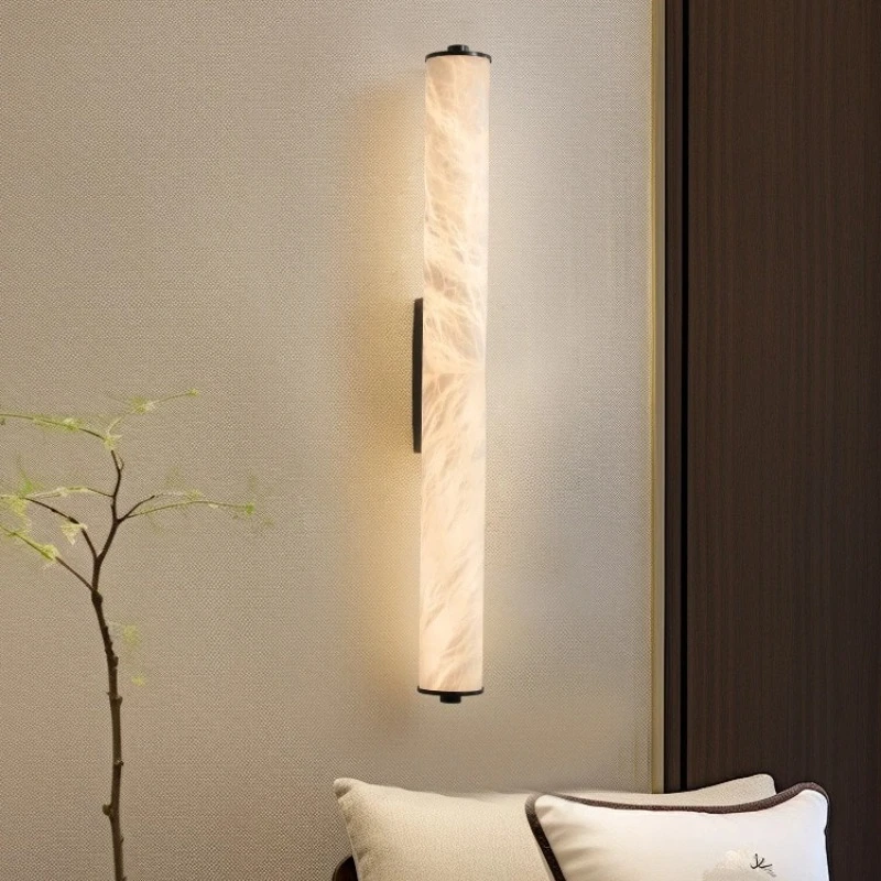 Spanish Natural Snowflake Marble LED Wall Lamp Modern Luxury Full Copper Light Living Room Bedroom Bedside Balcony Lighting
Spanish Natural Snowflake Marble LED Wall Lamp Modern Luxury Full Copper Light Living Room Bedroom Bedside Balcony Lighting