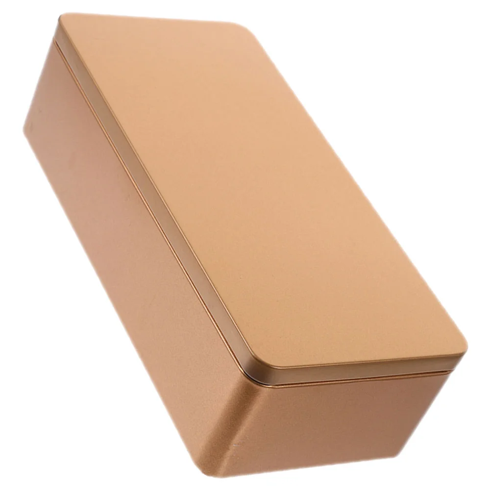 s Rectangular Tinplate Tea Box Cookie Tin Lid Gold Color Small Metal Container Storage Jar Kitchen Bar Accessories
s Rectangular Tinplate Tea Box Cookie Tin Lid Gold Color Small Metal Container Storage Jar Kitchen Bar Accessories