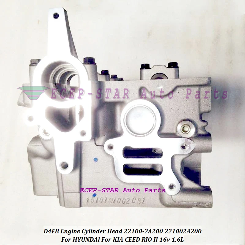 D4FB Engine Bare Cylinder Head 22100-2A200 For HYUNDAI For KIA CEED RIO II 16V 1.6L 221002A200 22100 2A200
D4FB Engine Bare Cylinder Head 22100-2A200 For HYUNDAI For KIA CEED RIO II 16V 1.6L 221002A200 22100 2A200