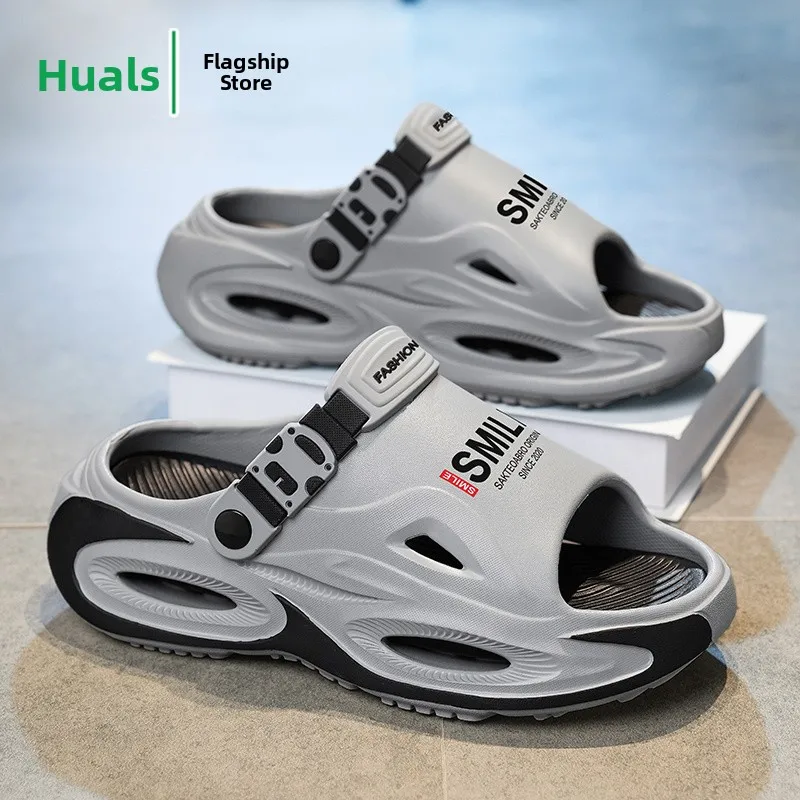 Men's Summer Outdoor Anti-Slip Thick Bottom Sandals Casual Beach Shoes Large Size Two-Purpose Slippers Korean Style EVA Material
Men's Summer Outdoor Anti-Slip Thick Bottom Sandals Casual Beach Shoes Large Size Two-Purpose Slippers Korean Style EVA Material