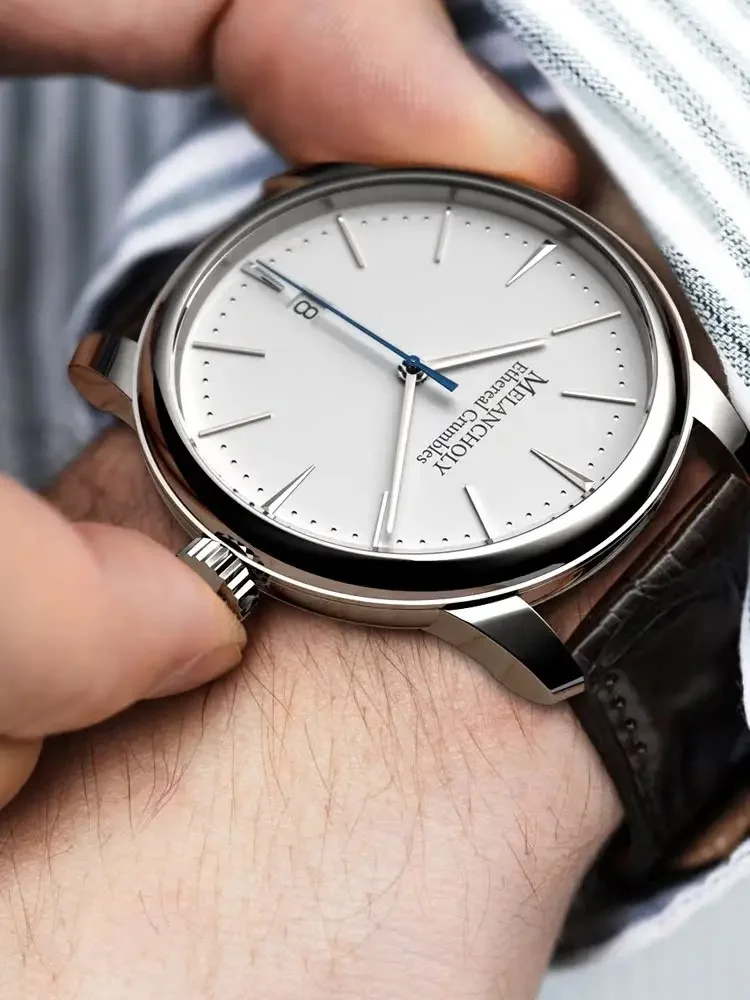 24-hour Shipping Men's Watch Simple Ultra-thin Automatic Mechanical Watch Business Casual Style Waterproof
24-hour Shipping Men's Watch Simple Ultra-thin Automatic Mechanical Watch Business Casual Style Waterproof