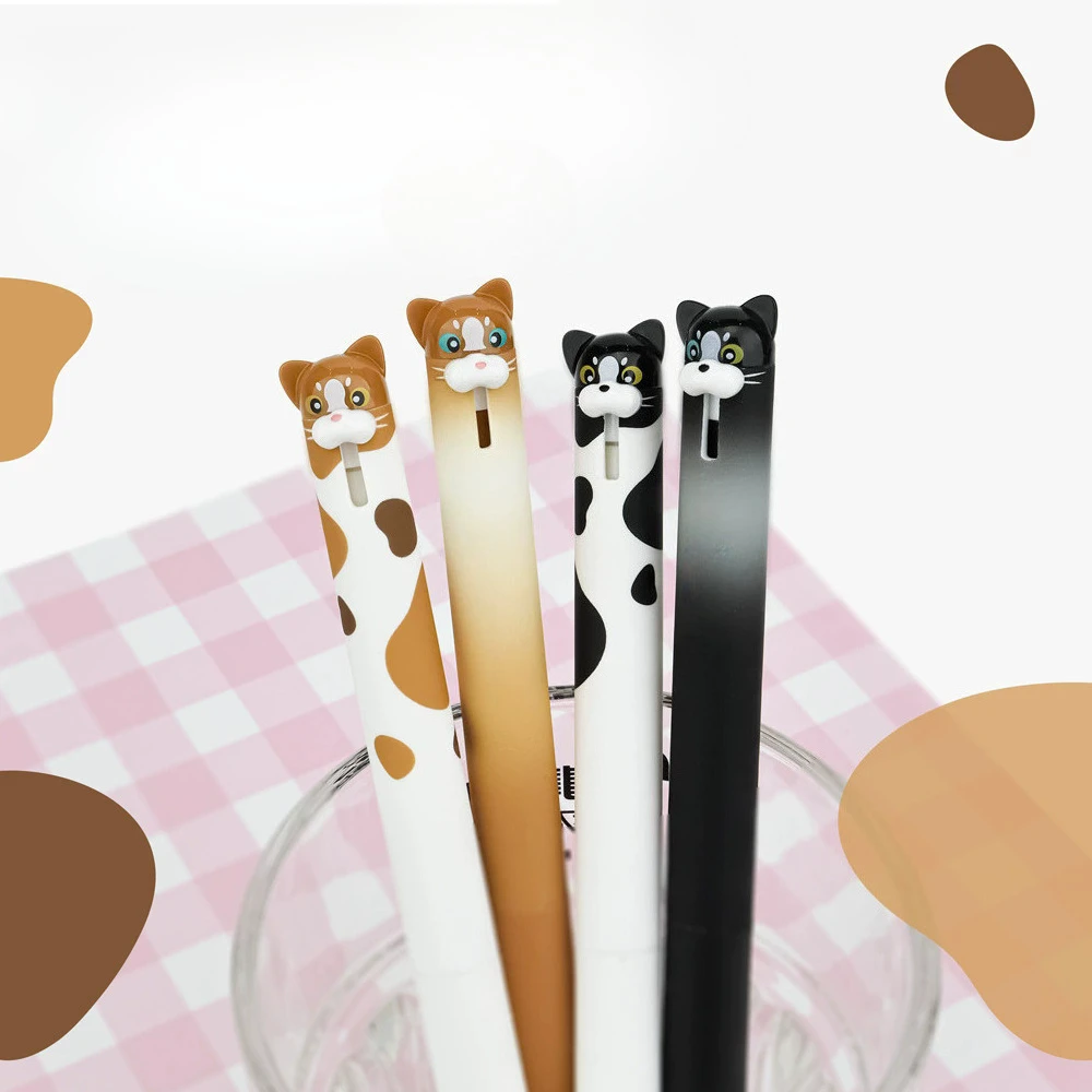 Kawaii Cat Neutral Pens 0.5mm Quick-Dry Black Ink-Smooth Writing Retractable Gel Pen Stationery School Journaling Birthday Gift
Kawaii Cat Neutral Pens 0.5mm Quick-Dry Black Ink-Smooth Writing Retractable Gel Pen Stationery School Journaling Birthday Gift