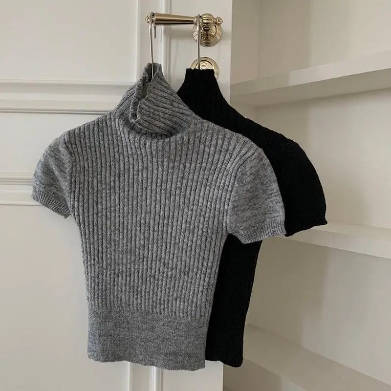 Укороченные пуловеры, женская одежда, модный джемпер Sueter Mujer, водолазка, туника с короткими рукавами, вязаный свитер, топы Y2k, Pull Femme
Укороченные пуловеры, женская одежда, модный джемпер Sueter Mujer, водолазка, туника с короткими рукавами, вязаный свитер, топы Y2k, Pull Femme