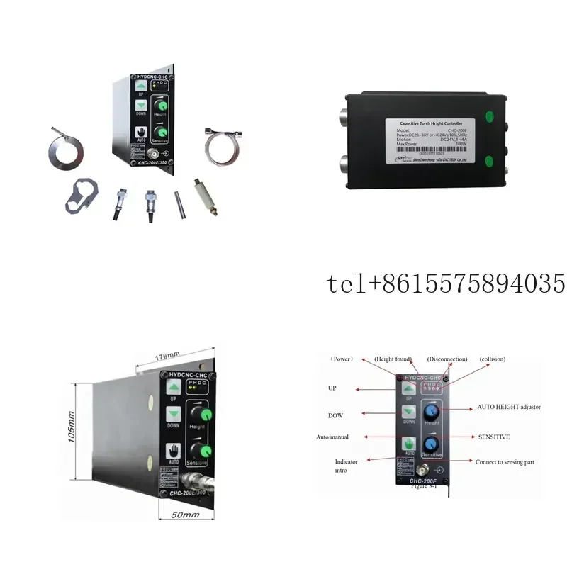 Hot HYD CHC-200F CNC Cutting Machine Capacitive Plasma Torch Height Controller with Sensor DC24V 256MB
Hot HYD CHC-200F CNC Cutting Machine Capacitive Plasma Torch Height Controller with Sensor DC24V 256MB