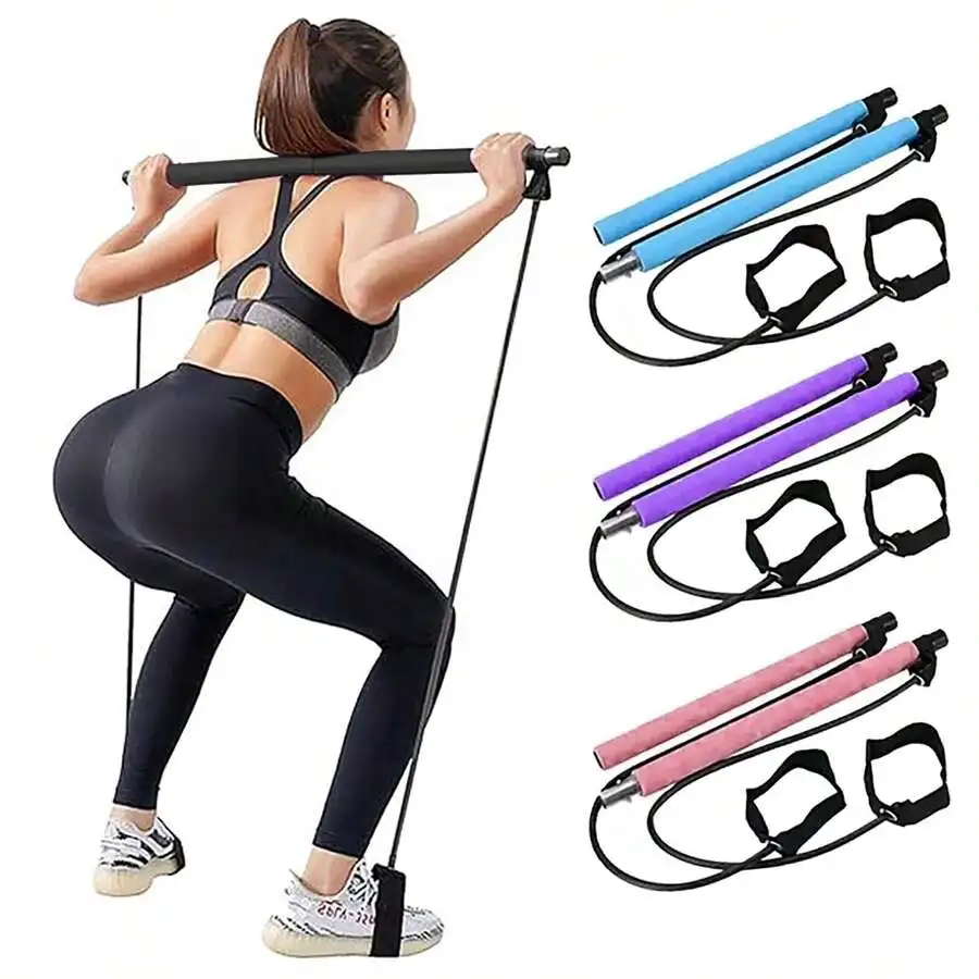 Pilates Bar Kit With Resistance Bands,Multifunctional Yoga Pilates Bar With Heavy-Duty Metal Adjustment Buckle For Women &Men, Home Gym Pilates Resistance Bar KitforFull Body Workouts
Pilates Bar Kit With Resistance Bands,Multifunctional Yoga Pilates Bar With Heavy-Duty Metal Adjustment Buckle For Women &Men, Home Gym Pilates Resistance Bar KitforFull Body Workouts