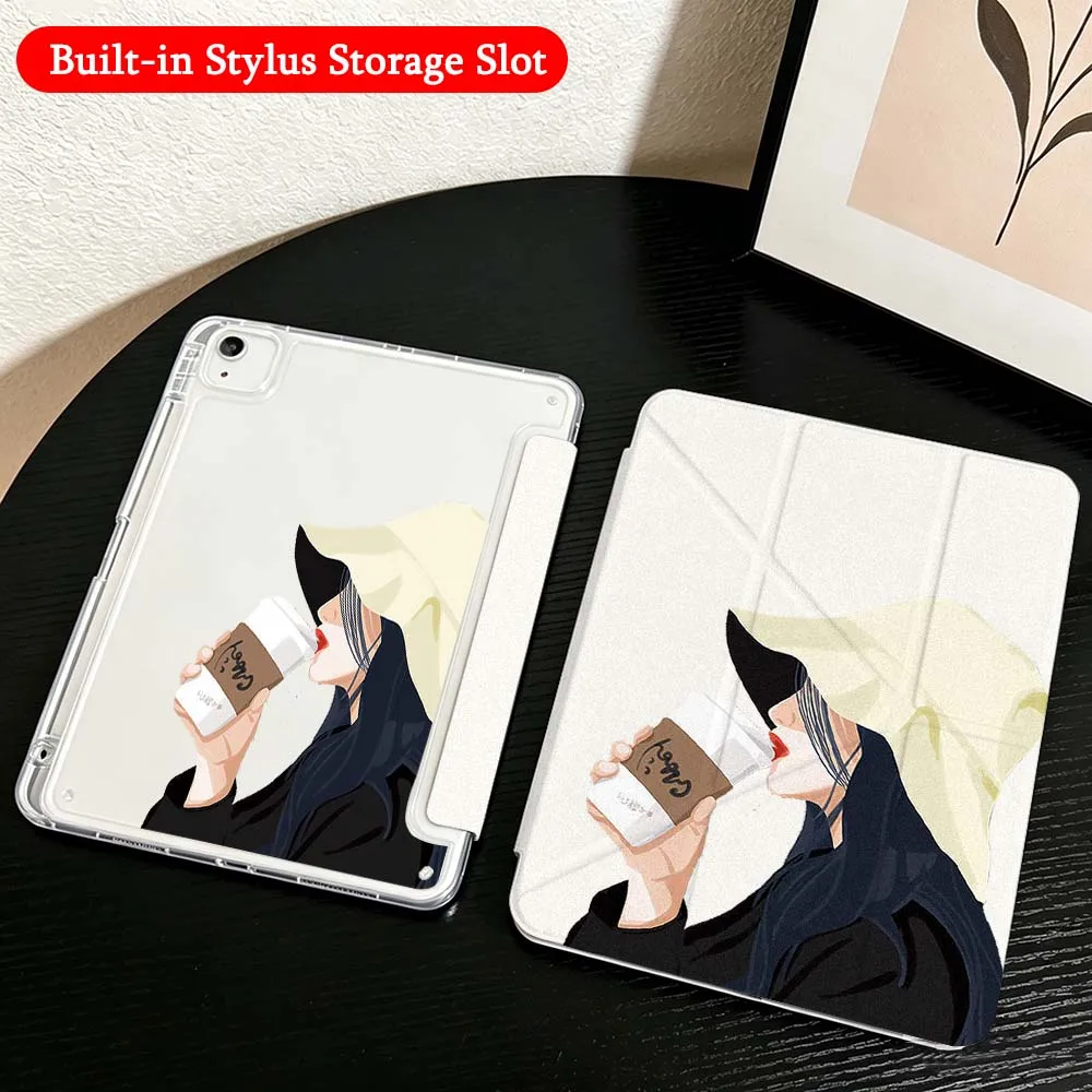 Cartoon Girl For iPad Mini Pro Air 5 6 7 8 9 10th 11th 11 9.7 10.9 13 inch Transparent Y-Shaped Folding Tablet Case
Cartoon Girl For iPad Mini Pro Air 5 6 7 8 9 10th 11th 11 9.7 10.9 13 inch Transparent Y-Shaped Folding Tablet Case