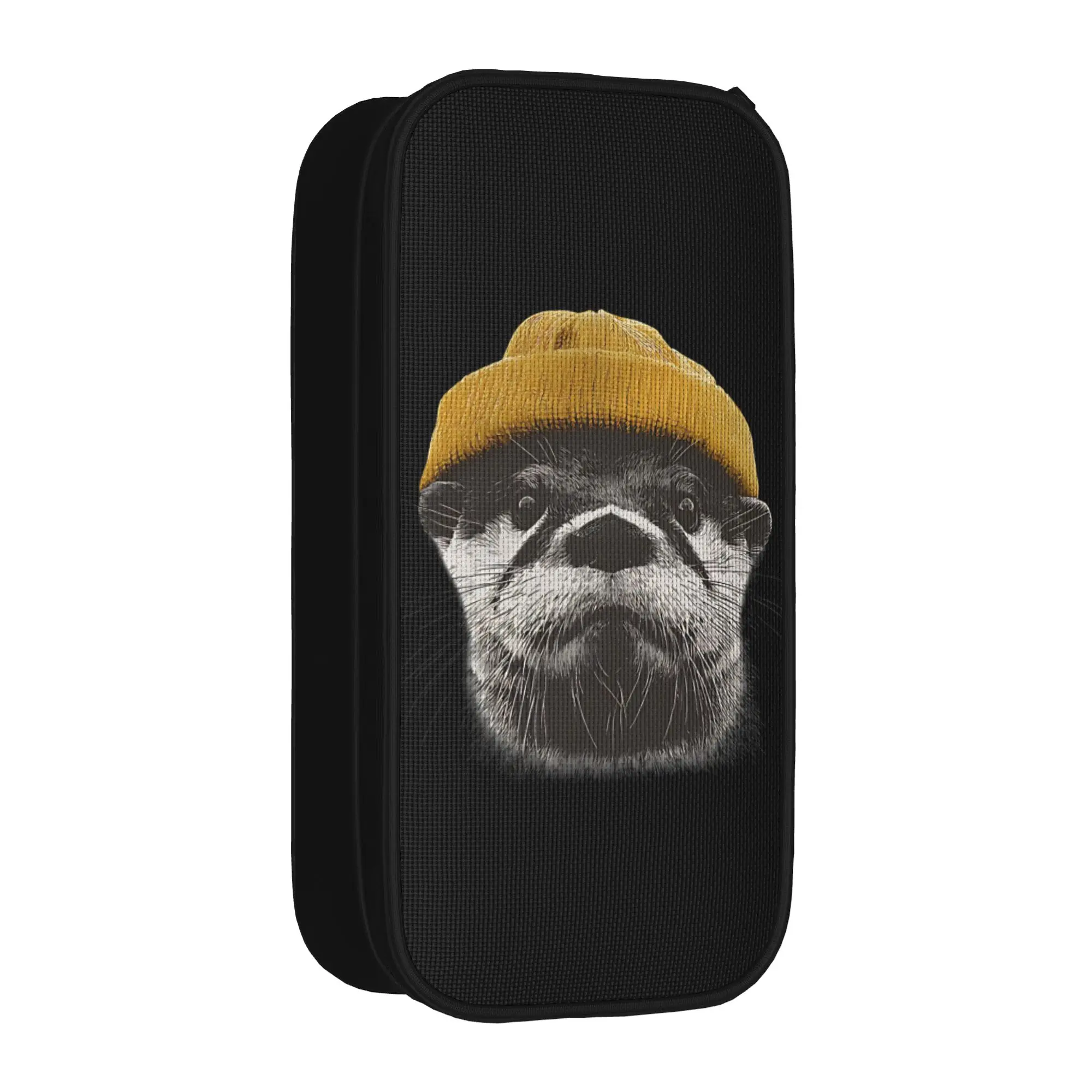 Otter Wearing Beanie Portrait Pencil Cases Fun Pen Box Bag Kids Big Capacity Students School Gifts Pencilcases
Otter Wearing Beanie Portrait Pencil Cases Fun Pen Box Bag Kids Big Capacity Students School Gifts Pencilcases