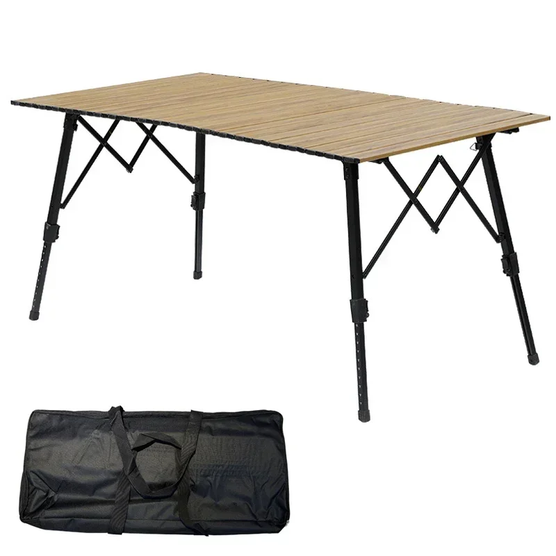 Пикник на открытом воздухе, портативный алюминиевый складной стол емкостью 1,2 м, сверхлегкий и складной, регулируемый по высоте стол
Пикник на открытом воздухе, портативный алюминиевый складной стол емкостью 1,2 м, сверхлегкий и складной, регулируемый по высоте стол