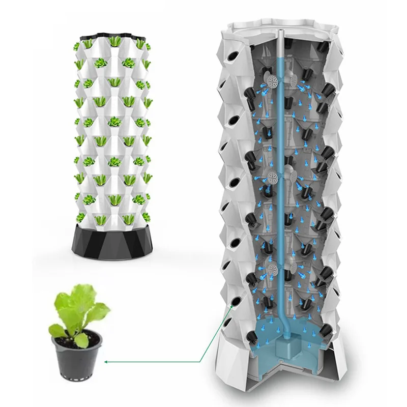 Agricultural Greenhouse Rotary Vertical Tower 10 Layers 80 Holes Garden Aquaponic System With Pump
Agricultural Greenhouse Rotary Vertical Tower 10 Layers 80 Holes Garden Aquaponic System With Pump