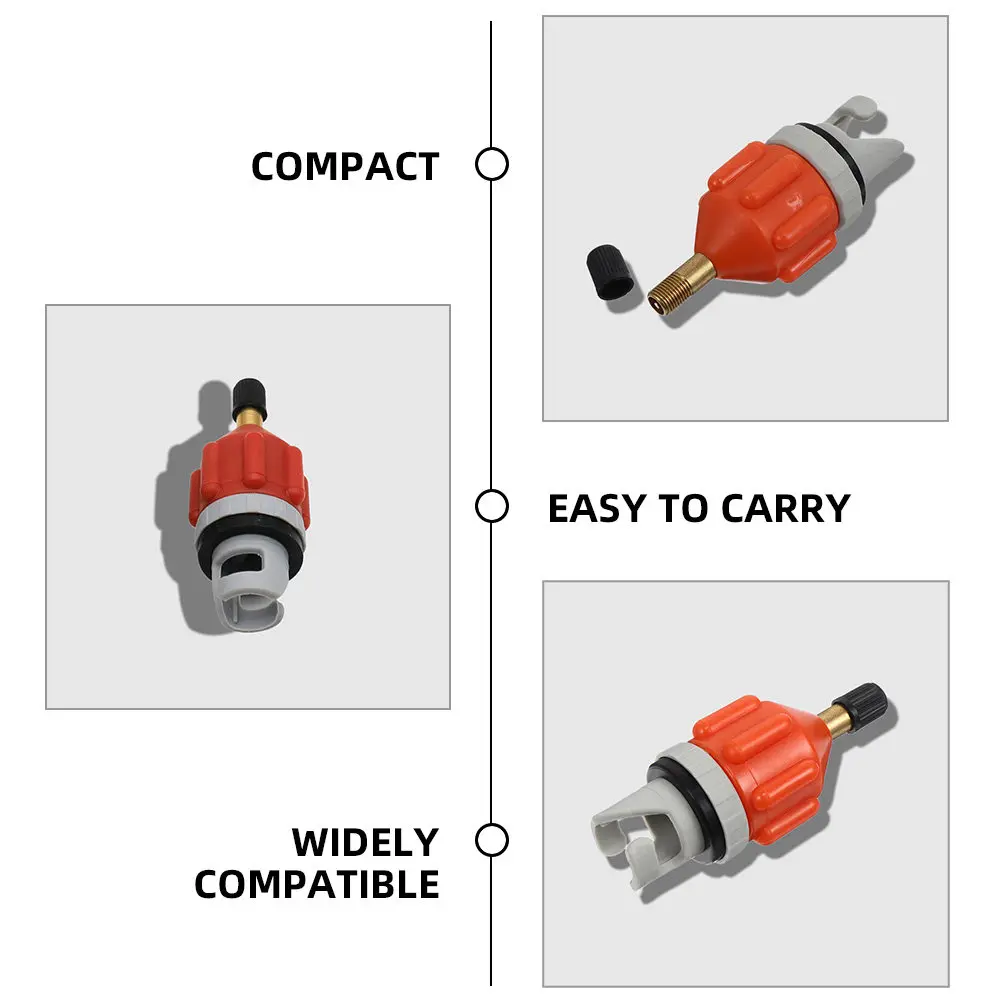 Комплект из 3 адаптеров для воздушных клапанов с высокой герметичностью для надувных лодок, SUP-досок, надувных матрасов, электрических и ручных насосов
Комплект из 3 адаптеров для воздушных клапанов с высокой герметичностью для надувных лодок, SUP-досок, надувных матрасов, электрических и ручных насосов