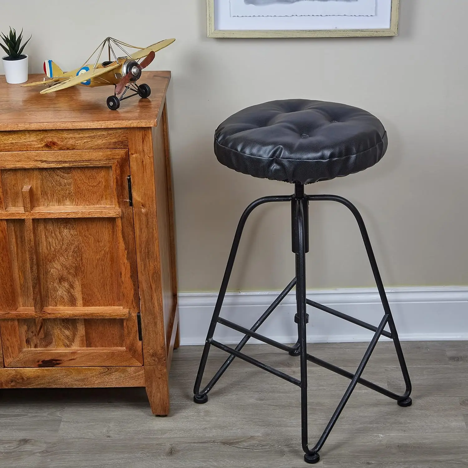 Gripper Non-Slip Tufted Faux Leather Round Bar Stool Cushions For Dining Room, Kitchen Counter, Cafe, And Restaurant, 14"", 4
Gripper Non-Slip Tufted Faux Leather Round Bar Stool Cushions For Dining Room, Kitchen Counter, Cafe, And Restaurant, 14"", 4