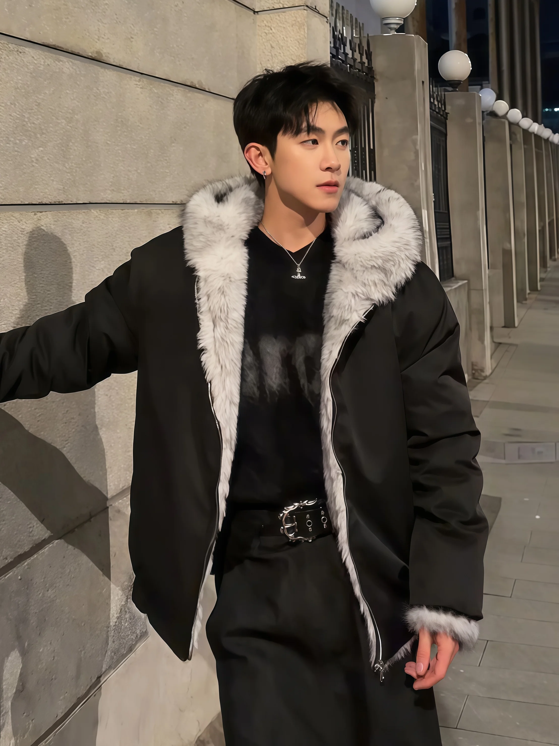 Men's Double-Sided Wearable Thiened Cotton Jaet Winter Coat Fur Trimmed Hooded Casual Faionable Mink Velvet Outerwear
Men's Double-Sided Wearable Thiened Cotton Jaet Winter Coat Fur Trimmed Hooded Casual Faionable Mink Velvet Outerwear