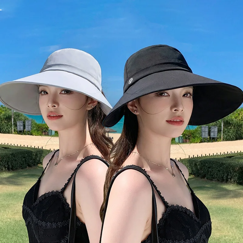 Big Brim Women Summer Hats Outdoor Travel Beach Bucket Hat for Woman Panama Hats Teenager Girls Ponytail Cap Adjustable Brim
Big Brim Women Summer Hats Outdoor Travel Beach Bucket Hat for Woman Panama Hats Teenager Girls Ponytail Cap Adjustable Brim