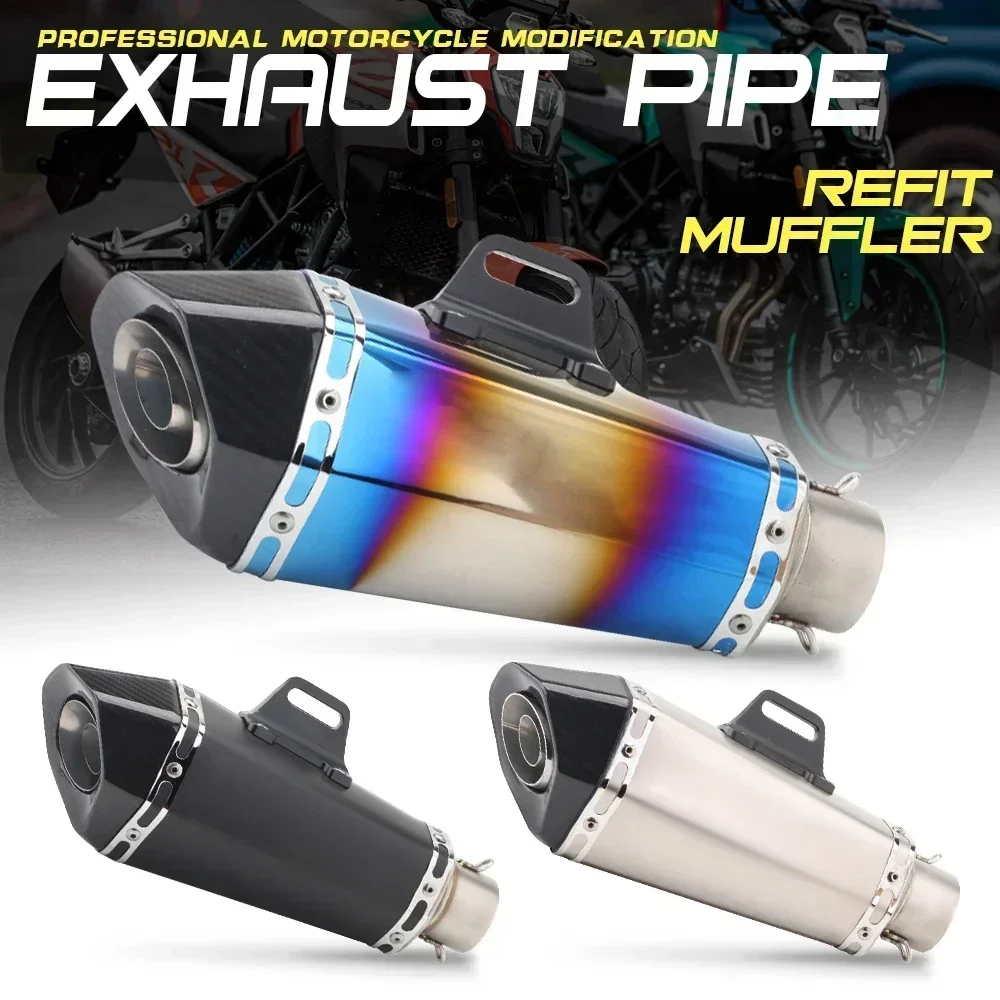 Universal 51MM Motorcycle Carbon Fiber Exhaust Pipe Silencer Double Hole Exhaust Pipe Stainless Steel High Quality,
Universal 51MM Motorcycle Carbon Fiber Exhaust Pipe Silencer Double Hole Exhaust Pipe Stainless Steel High Quality,