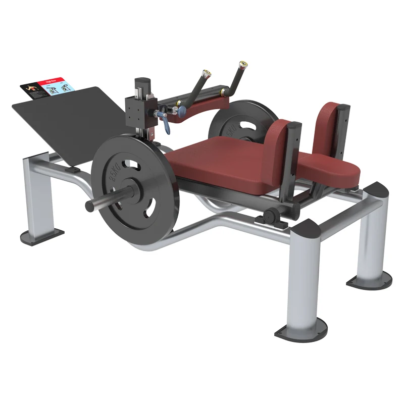 New Factory Commercial Workout Plate Loaded Hip Lift Trainer Fitness Gym Equipment Hip Glute Thrust Machine
New Factory Commercial Workout Plate Loaded Hip Lift Trainer Fitness Gym Equipment Hip Glute Thrust Machine