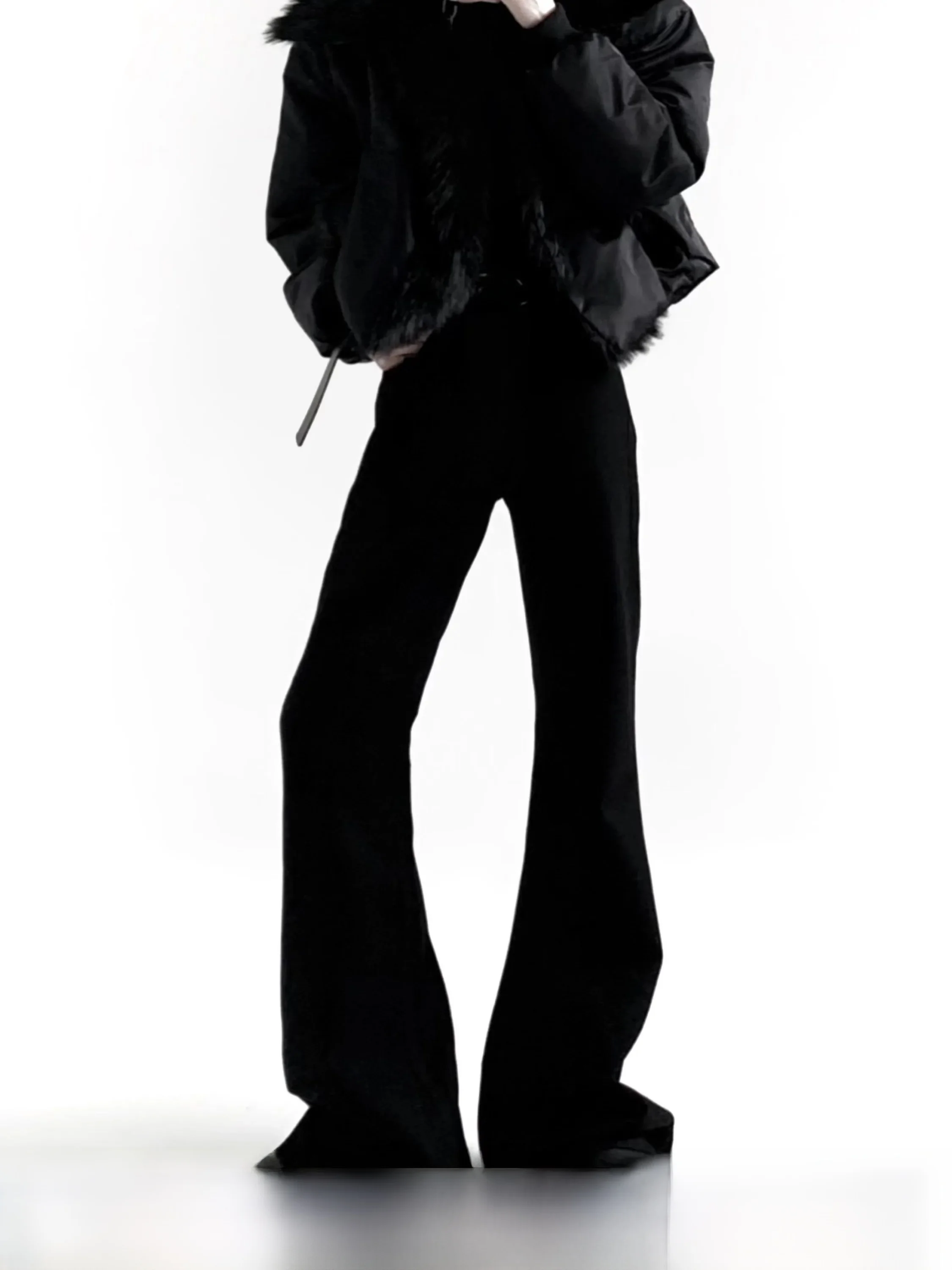Classic Black Cleanfit Micro Flared Jeans Men's High Waist Stretch Denim Pants Long Floor-Length Dragging Casual Wear
Classic Black Cleanfit Micro Flared Jeans Men's High Waist Stretch Denim Pants Long Floor-Length Dragging Casual Wear
