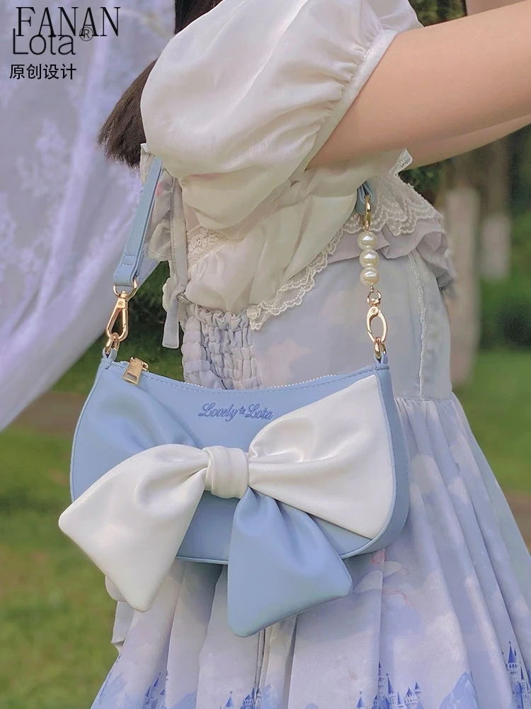 Оригинальная милая булочка в стиле Лолиты, легкие сумки через плечо в японском стиле, милая элегантная универсальная сумка на одно плечо 
Оригинальная милая булочка в стиле Лолиты, легкие сумки через плечо в японском стиле, милая элегантная универсальная сумка на одно плечо