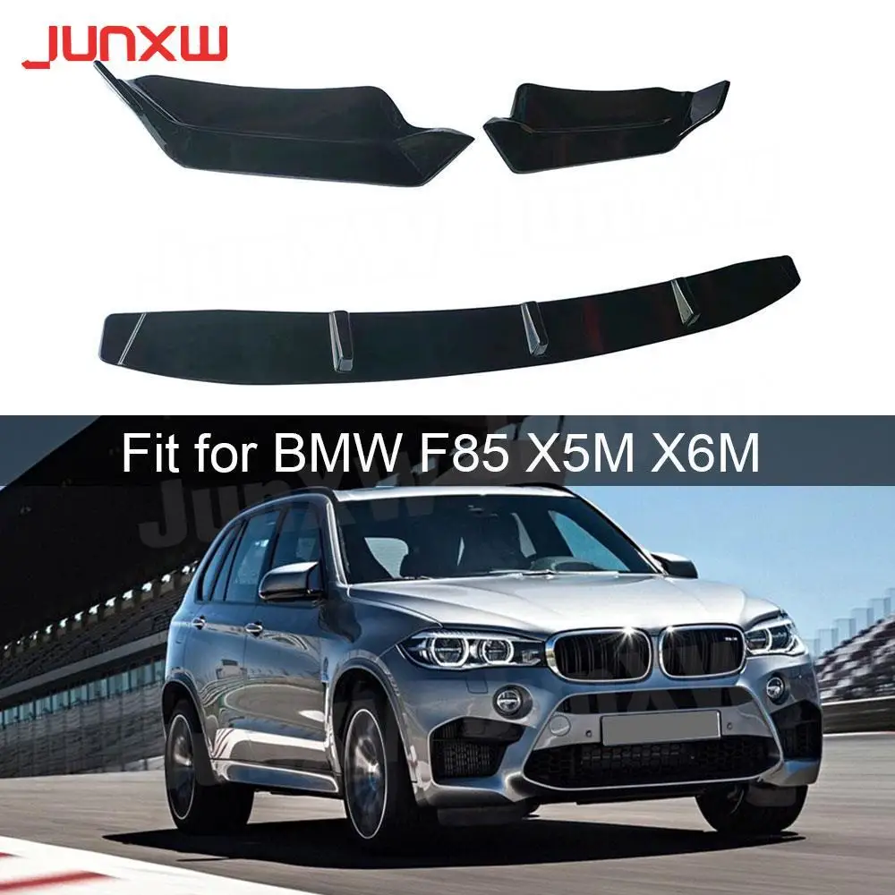 ABS Gloss Black Front Bumper Lip Cover for BMW F85 X5M F86 X6M 2015 2016 2017 2018 Front Chin Bumper Cover 3 Segments
ABS Gloss Black Front Bumper Lip Cover for BMW F85 X5M F86 X6M 2015 2016 2017 2018 Front Chin Bumper Cover 3 Segments