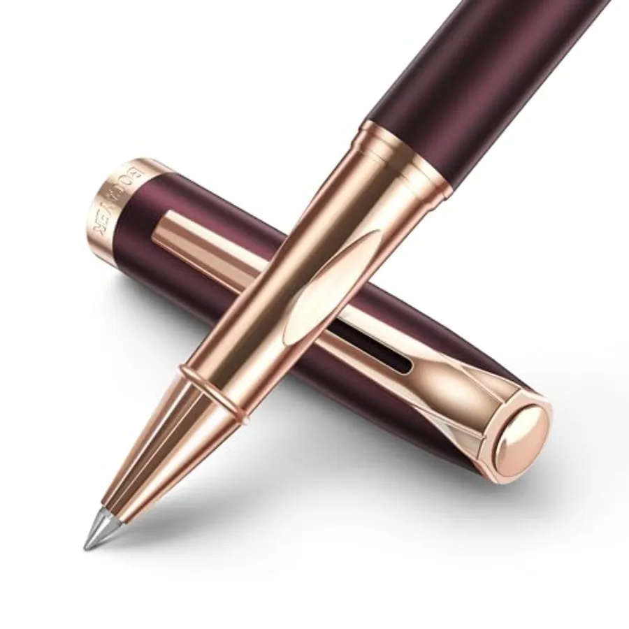 samurai Rollerball Liquid Ink Pen Set, Luxury Executive Writing Pen for the Office, Rollerball Pen Refillable, Schmidt Refill*2
samurai Rollerball Liquid Ink Pen Set, Luxury Executive Writing Pen for the Office, Rollerball Pen Refillable, Schmidt Refill*2