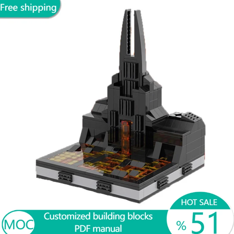309 PCS Star Battle Hell Castle MOC Customize Modular Building Block Model Simple Kids Design Creative DIY Boy Toy Birthday Gift
309 PCS Star Battle Hell Castle MOC Customize Modular Building Block Model Simple Kids Design Creative DIY Boy Toy Birthday Gift