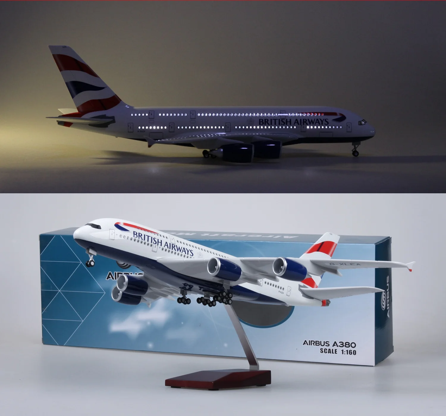 1/160 Scale Model Aircraft British Airways A380 With Light & Wheel Resin Collection Aircraft Collected Gift By Aviation Souvenir
1/160 Scale Model Aircraft British Airways A380 With Light & Wheel Resin Collection Aircraft Collected Gift By Aviation Souvenir