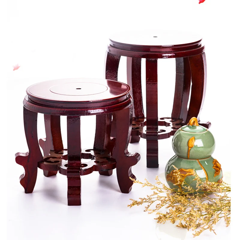 H26 Red Solid Wood Round Vase Fish Tank Stand Red Stand Oriental Style Vase Stand Fish Bowl Stand Multiple-purpose Display Stand
H26 Red Solid Wood Round Vase Fish Tank Stand Red Stand Oriental Style Vase Stand Fish Bowl Stand Multiple-purpose Display Stand